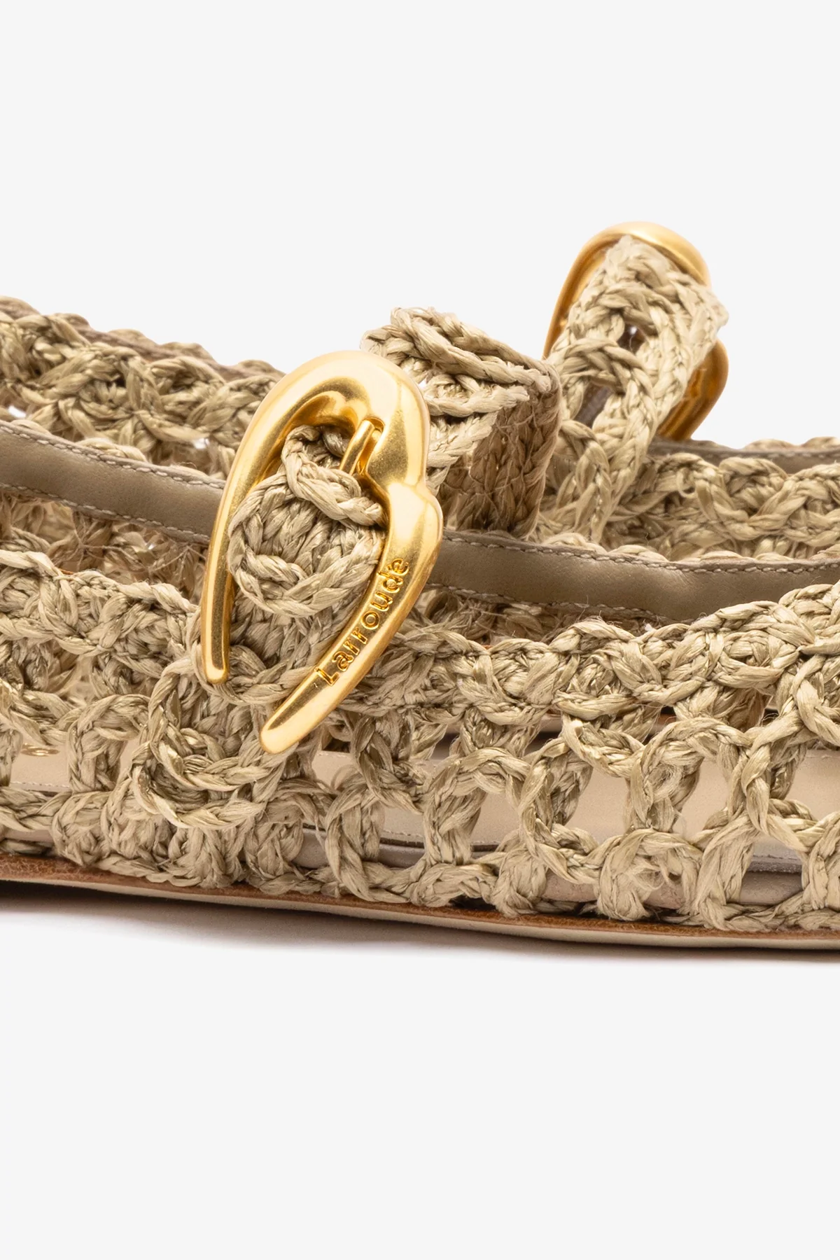 Sapatilha Verona Macramê Ráfia Bege - Image 4