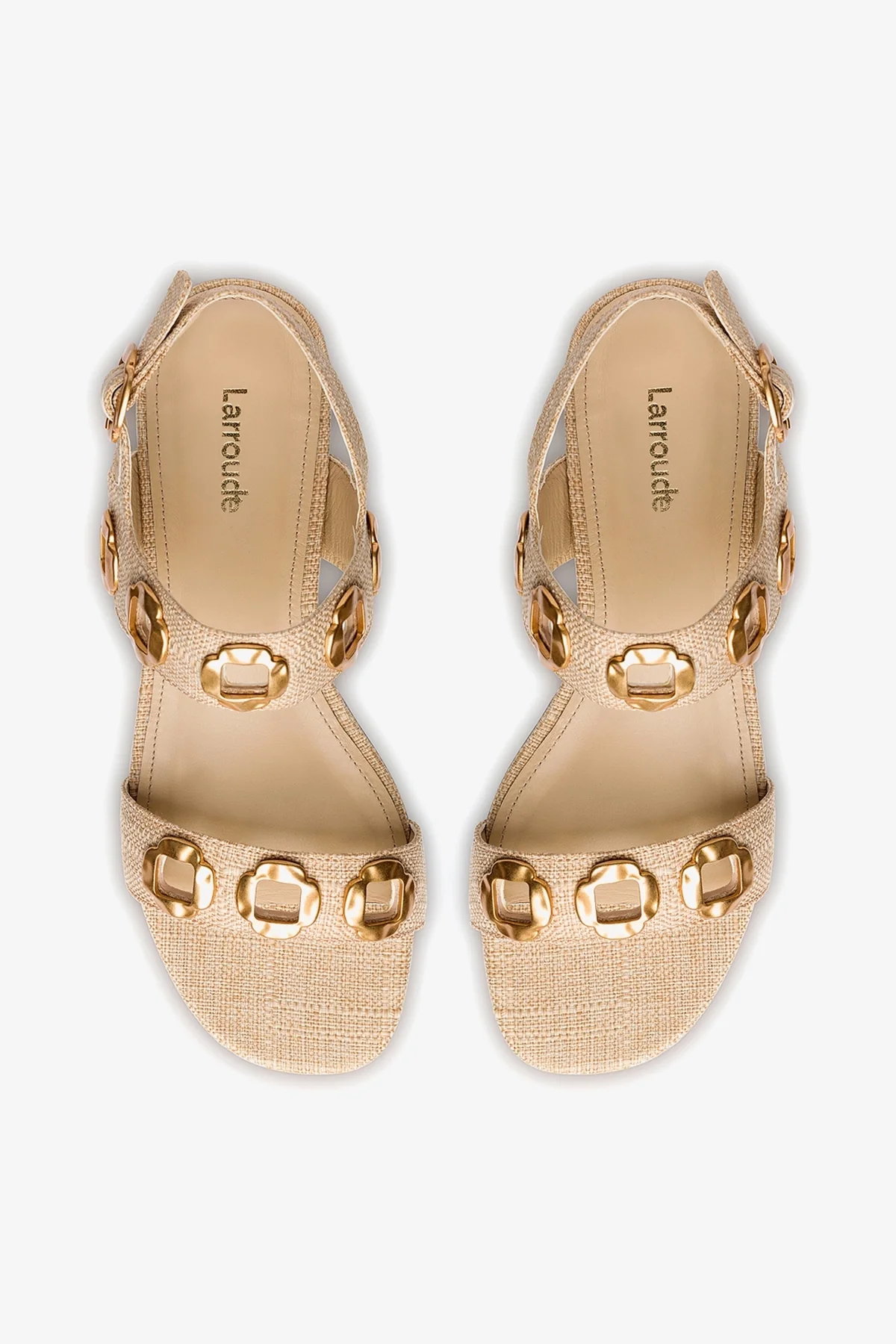 Sandália Milan Ráfia Bege - Image 7