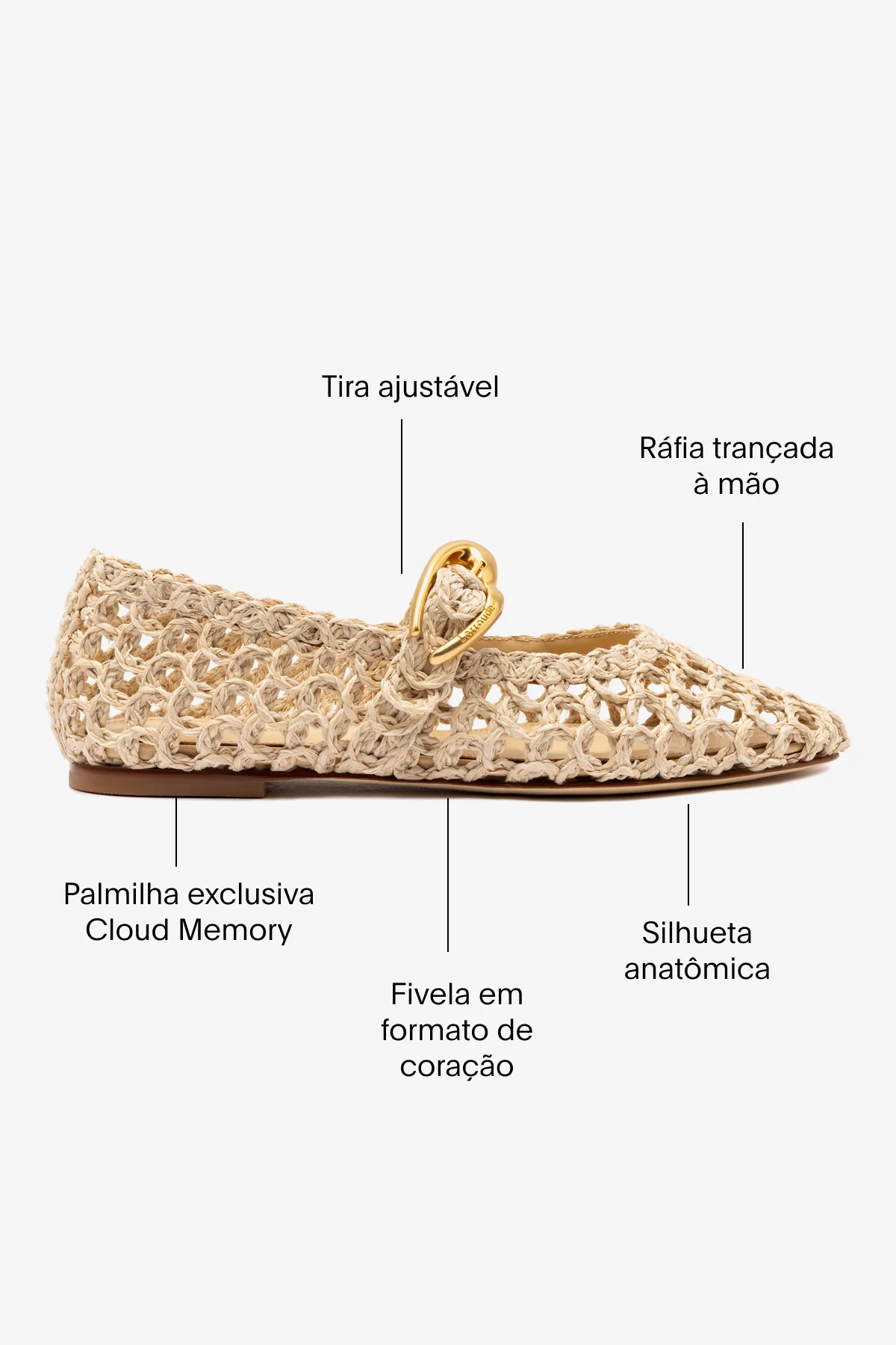 Sapatilha Verona Macramê Ráfia Natural - Image 5