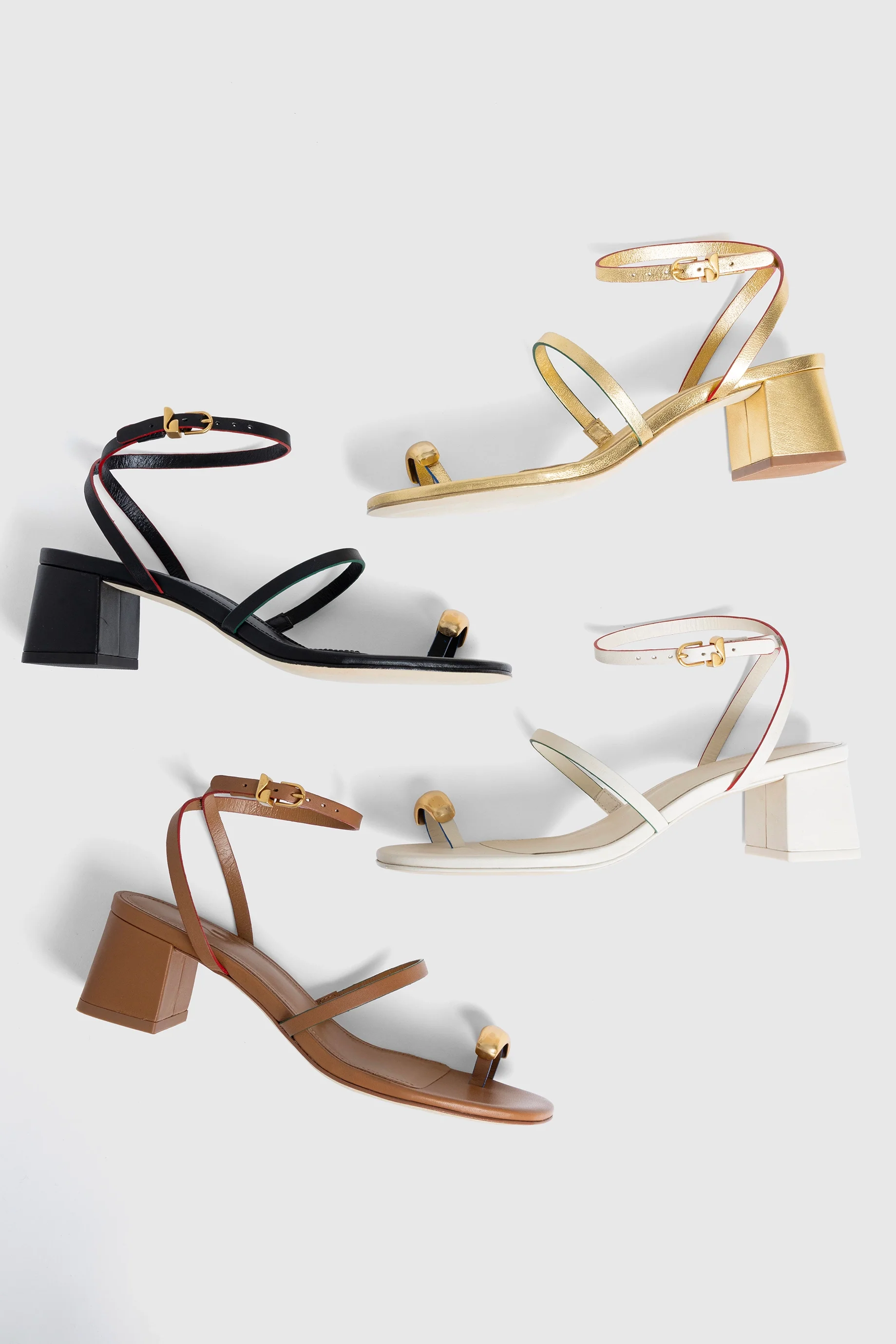 Sandália Salto Bloco Biarritz Couro Preto - Image 5