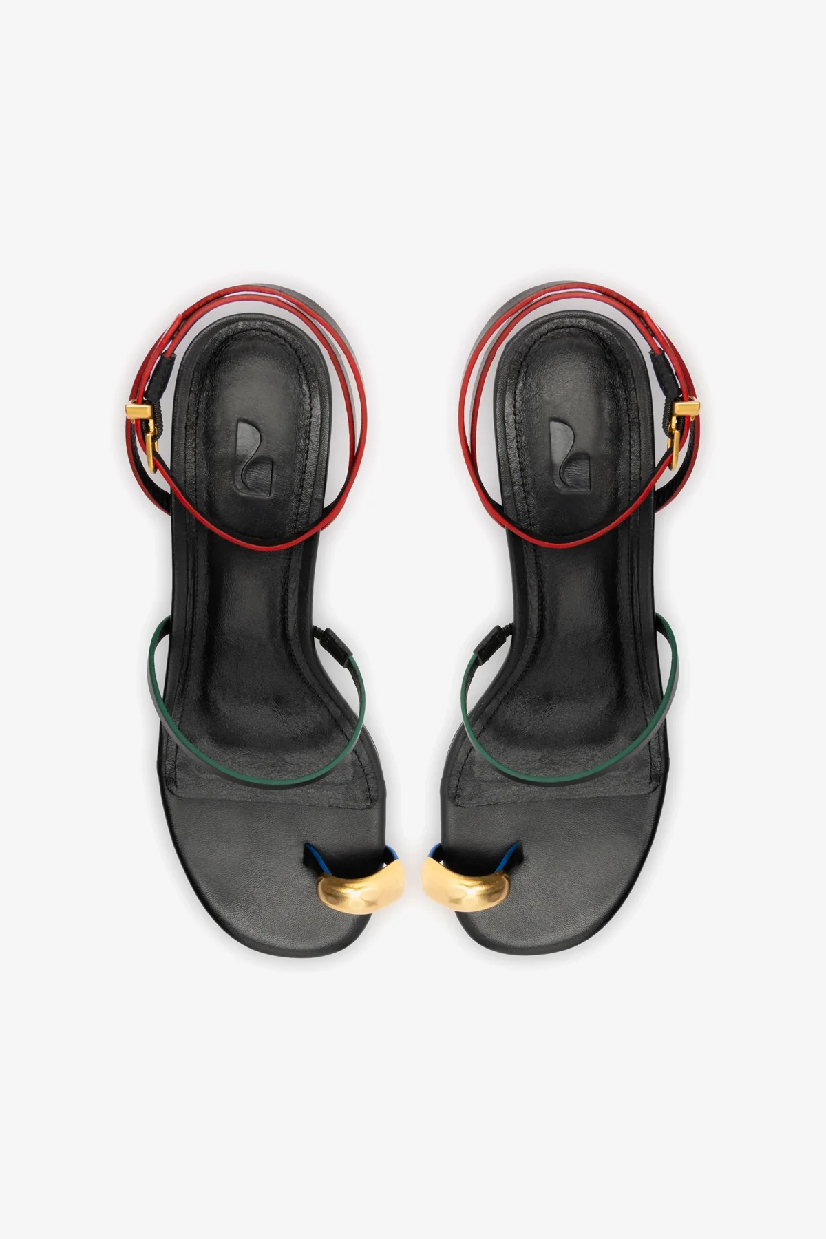 Sandália Salto Bloco Biarritz Couro Preto - Image 6