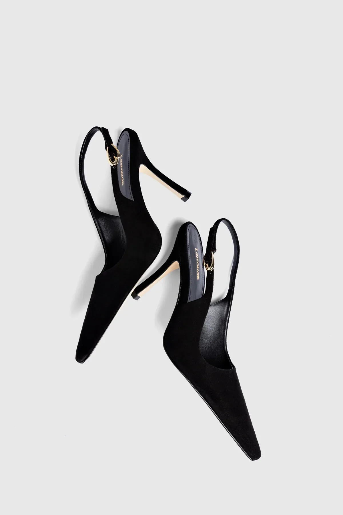 Slingback Carine Camurça Preto - Image 6