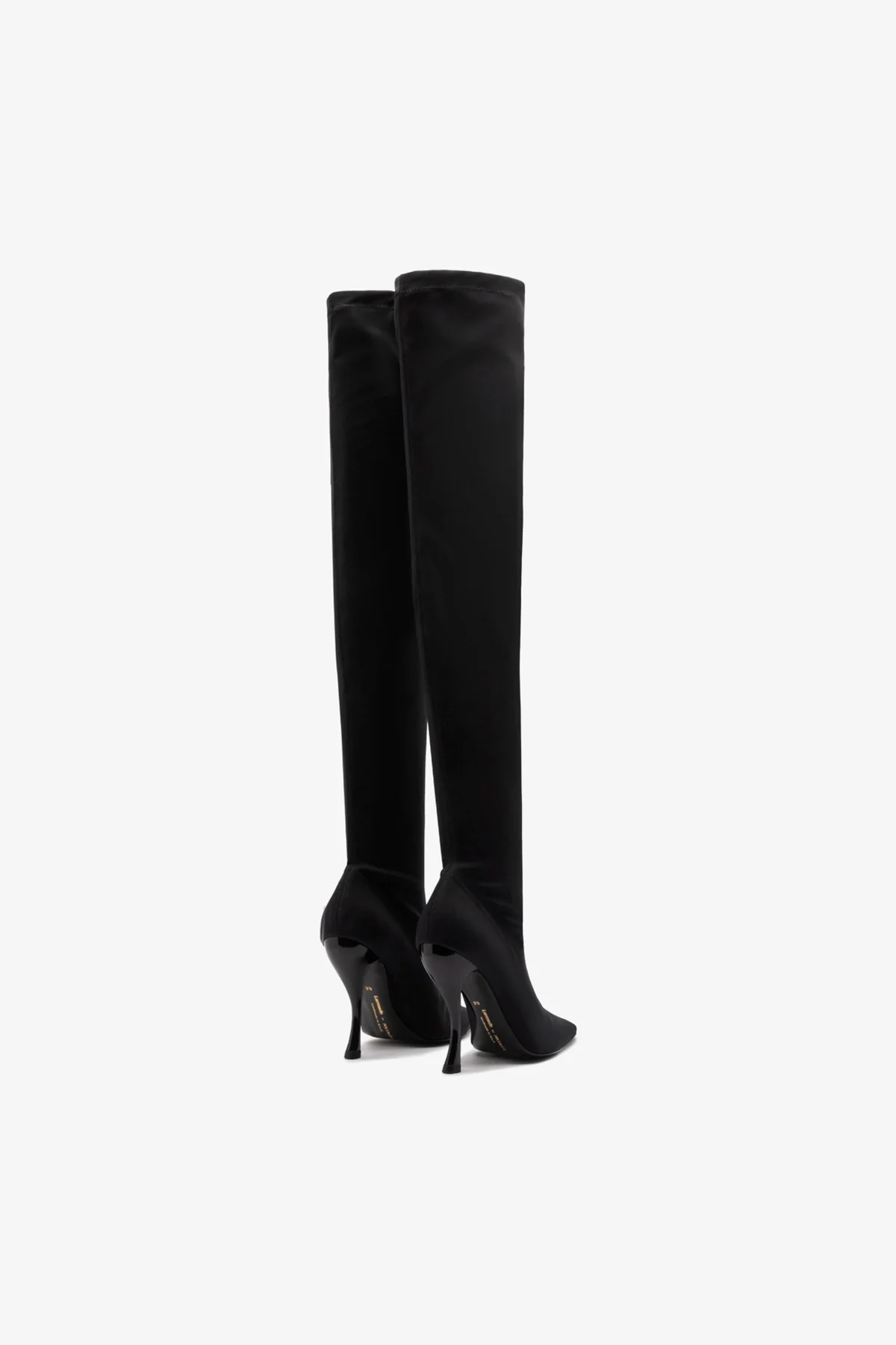 Larroudé By Nicolò B.: Bota Anastasia Lycra Preto - Image 6