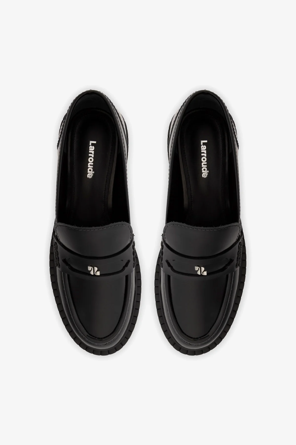 Mocassim Tratorado Suki Couro Preto - Image 7