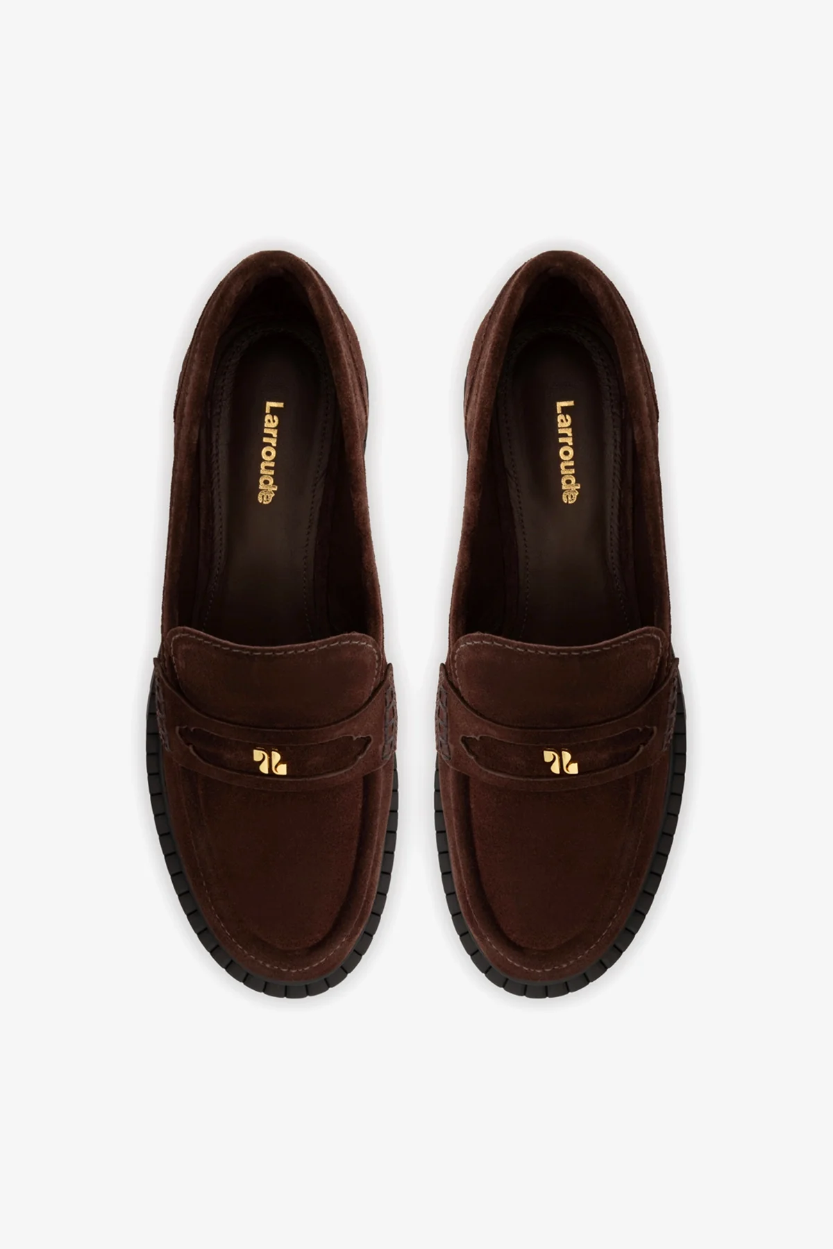 Mocassim Tratorado Suki Camurça Marrom - Image 6