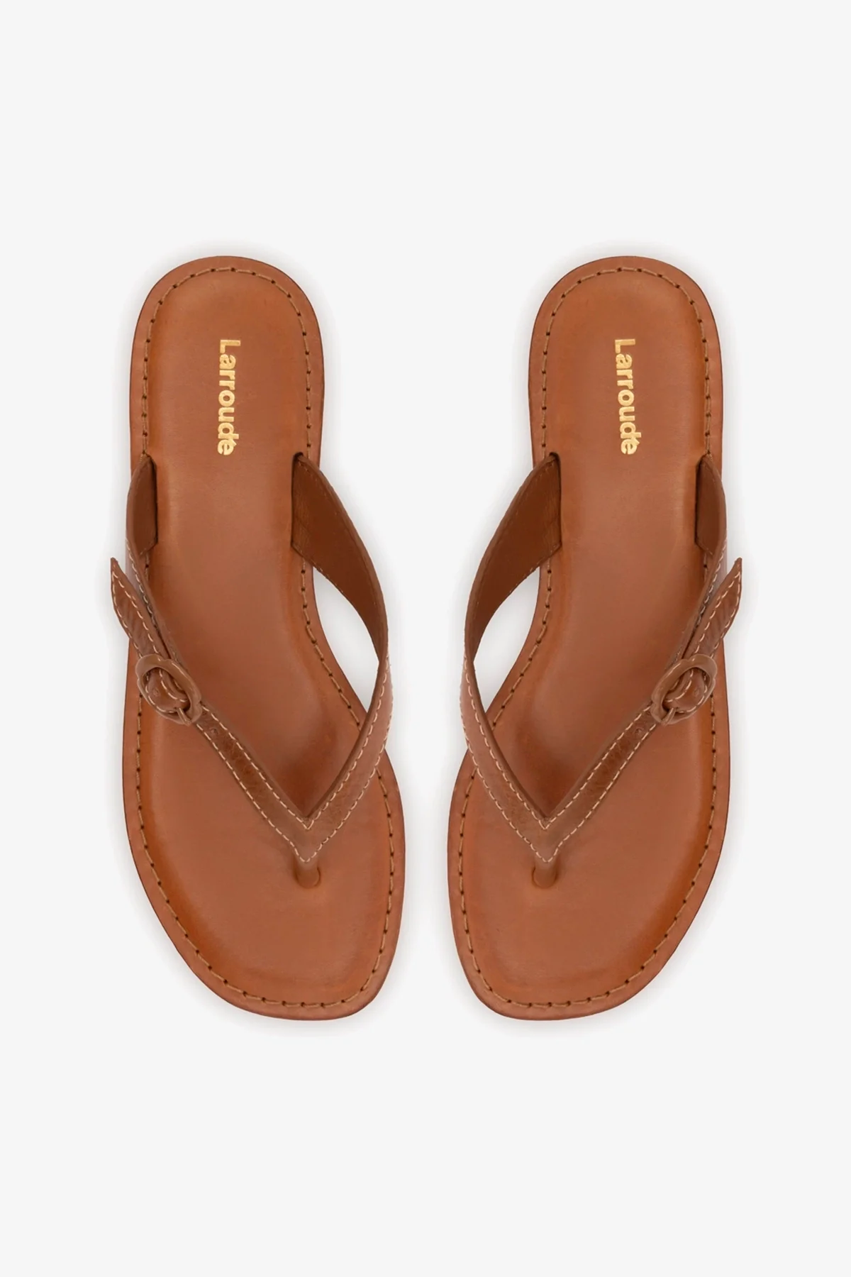 Flat Mary Kate Couro Caramelo - Image 7