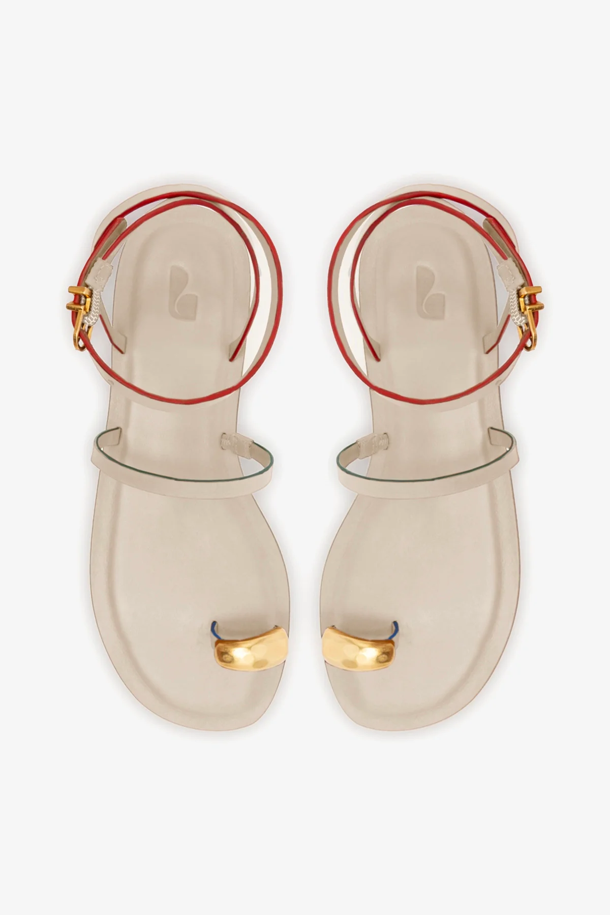 Flat Biarritz Couro Off White - Image 7