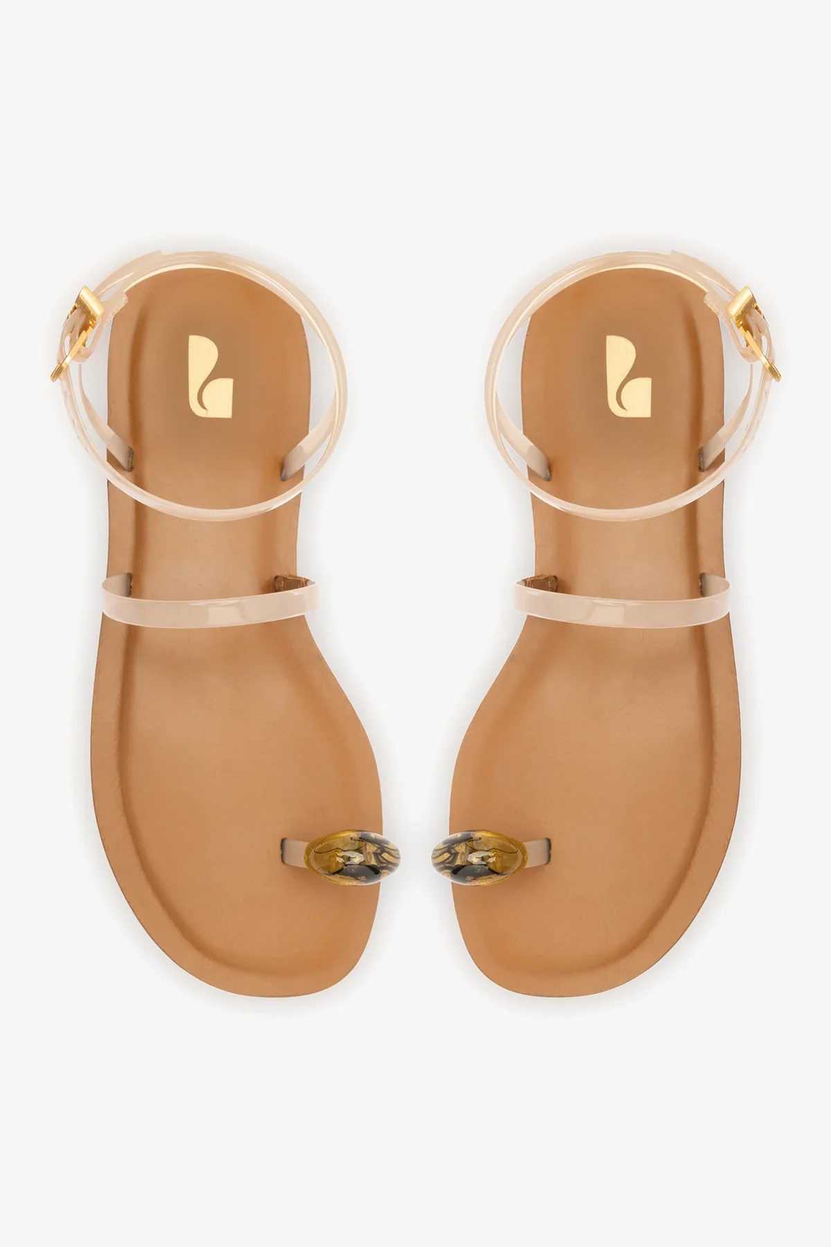 Flat Biarritz Jelly Vinil Off White - Image 6