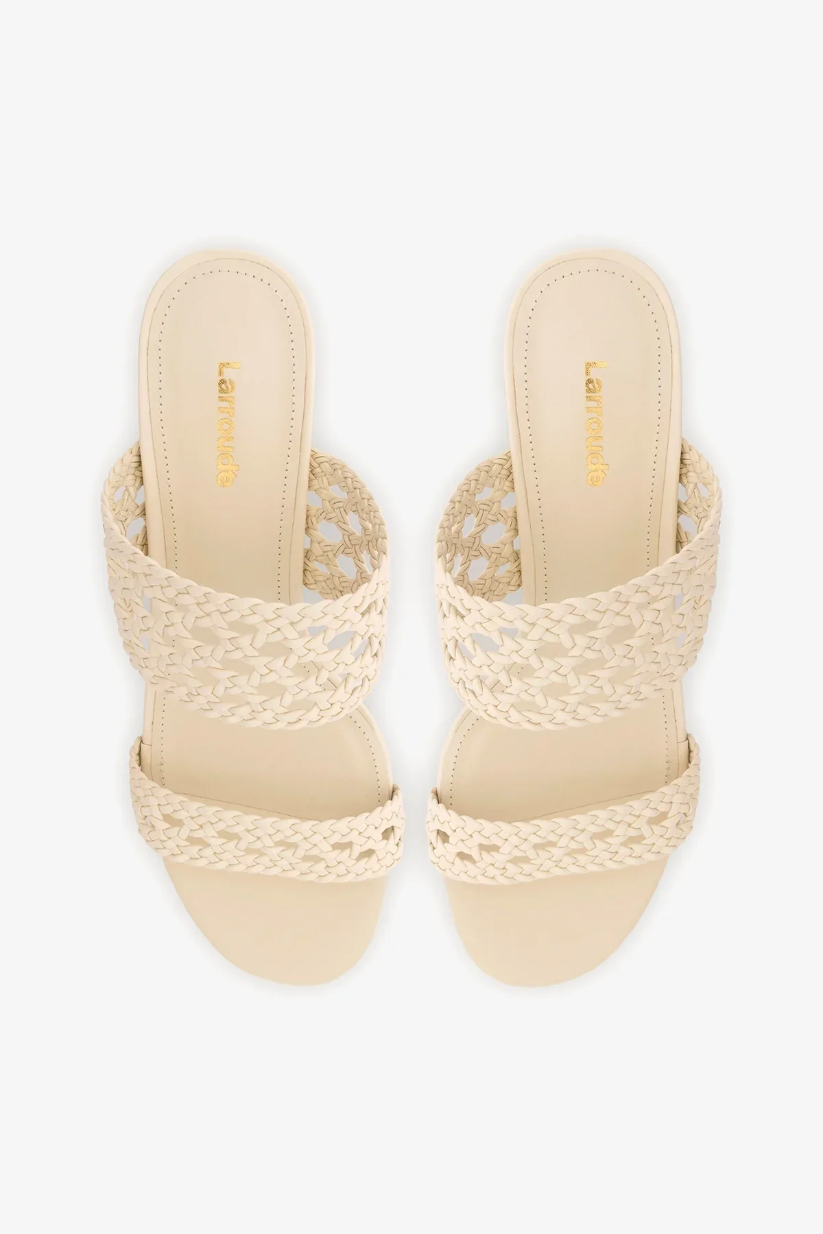 Mule Dew Drop Macramê Couro Off White - Image 7