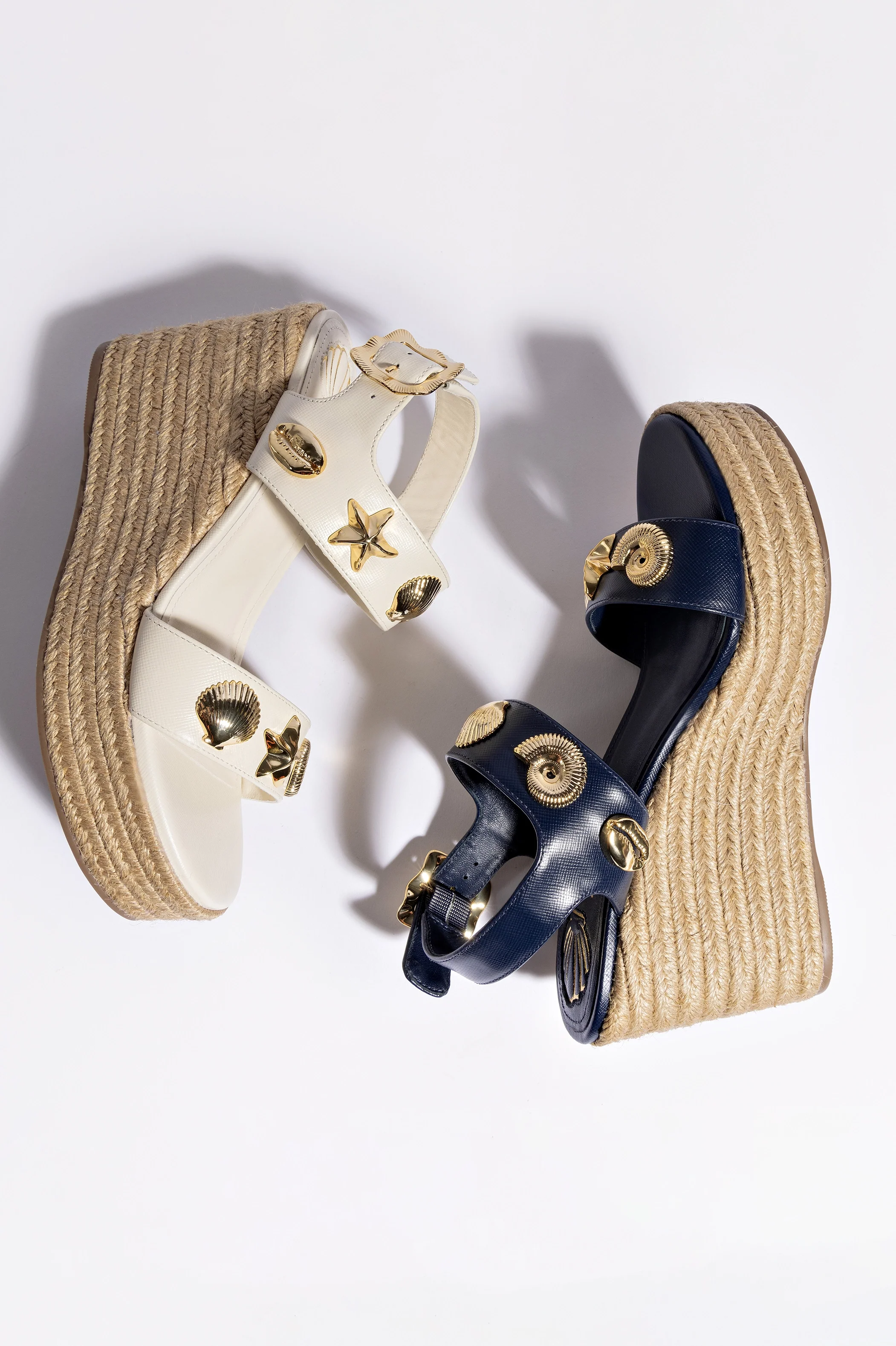 Sandália Anabela Madison Couro Off White - Image 6