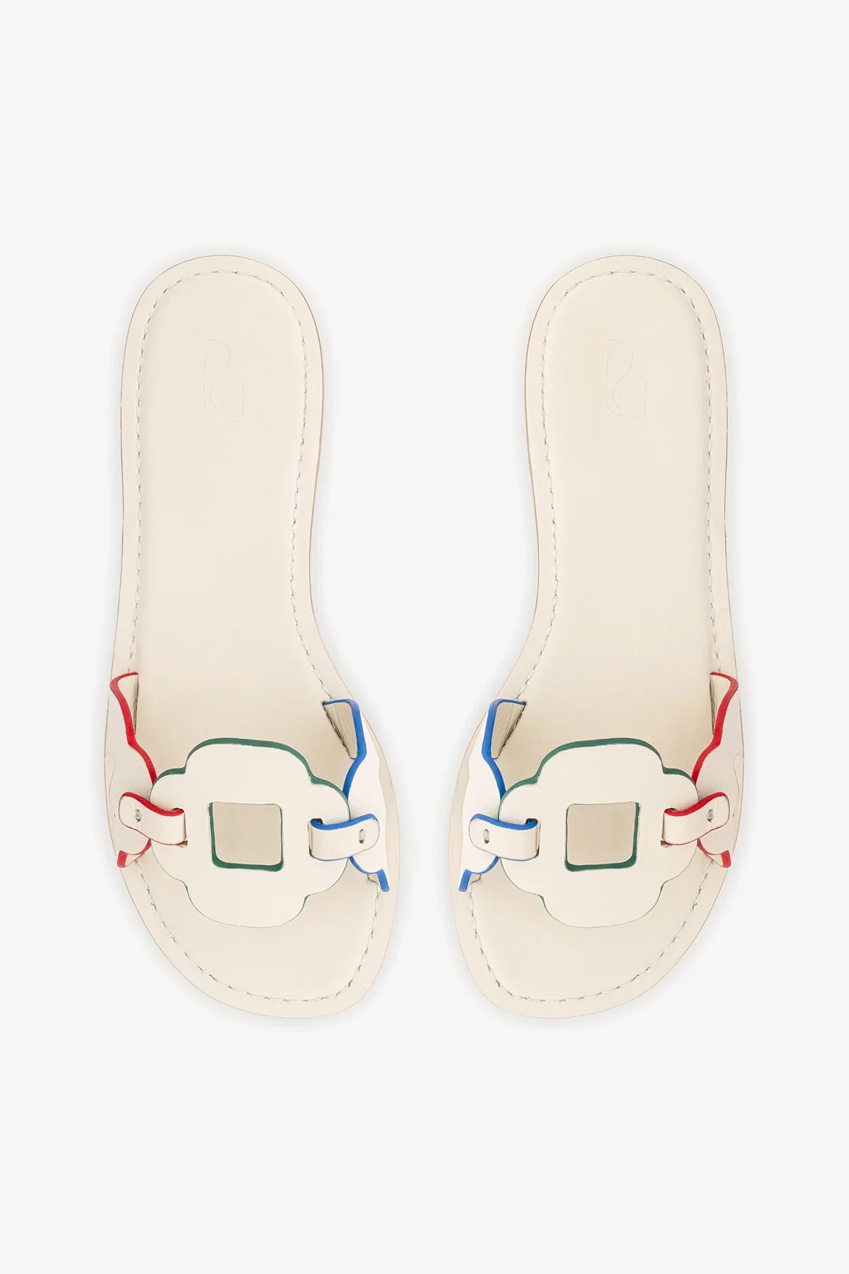 Flat Margherita Couro Off White - Image 7