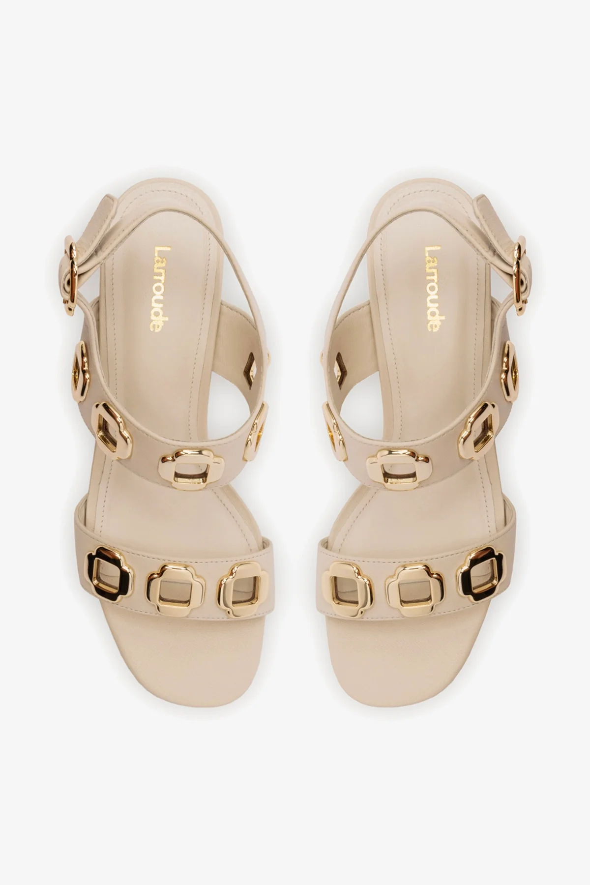 Sandália Flat Milan Couro Off White - Image 5