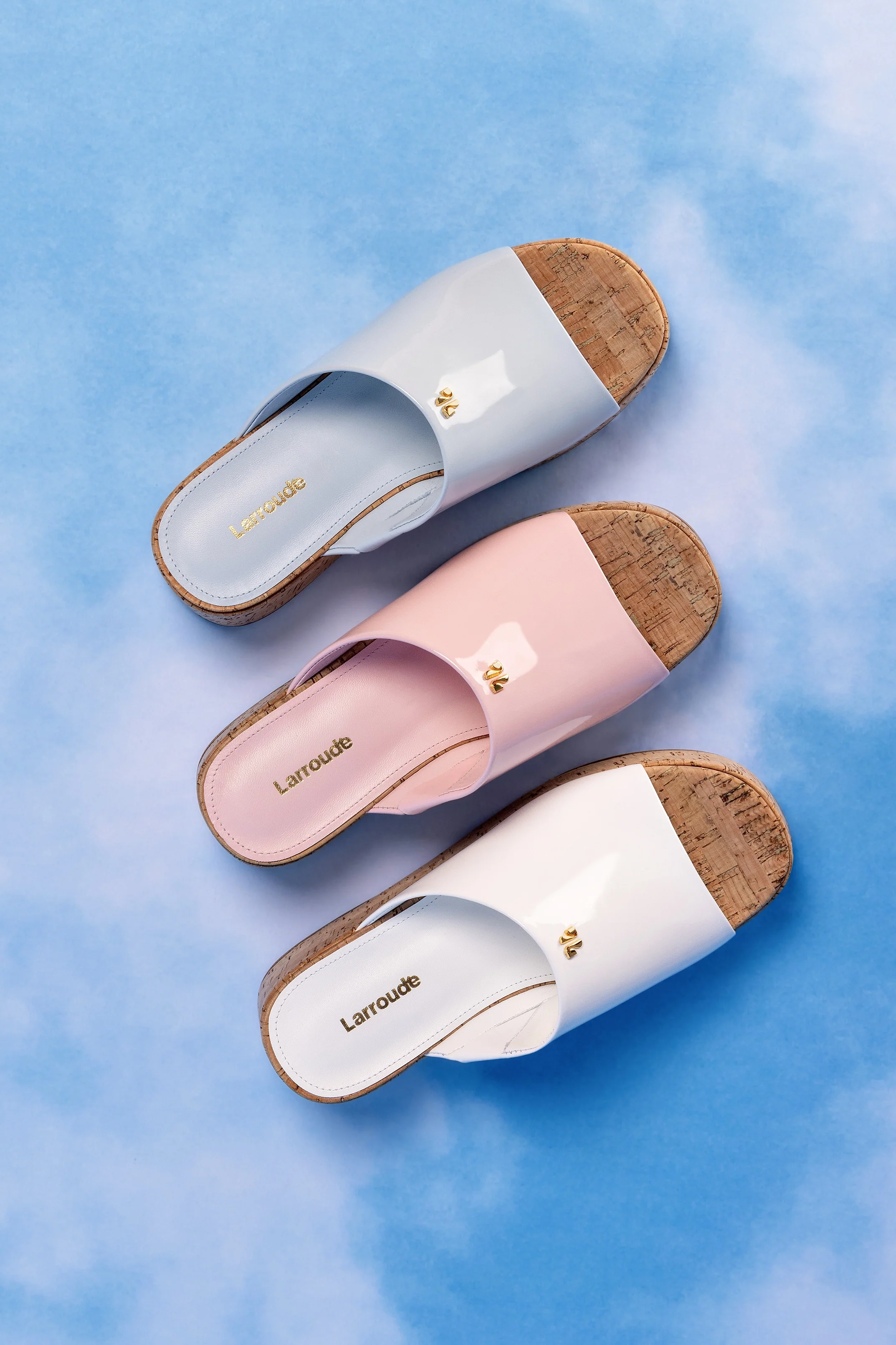 Mule Charli Couro Verniz Branco - Image 6