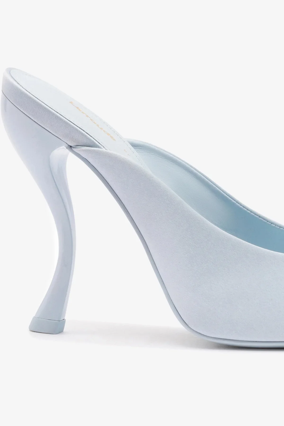 Larroudé By Nicolò B.: Mule Inna Cetim Azul - Image 4