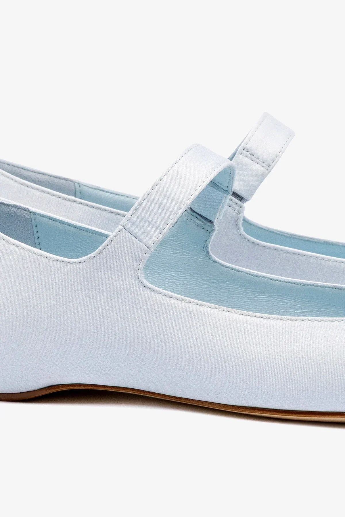 Larroudé By Nicolò B.: Sapatilha Maria Cetim Azul - Image 4