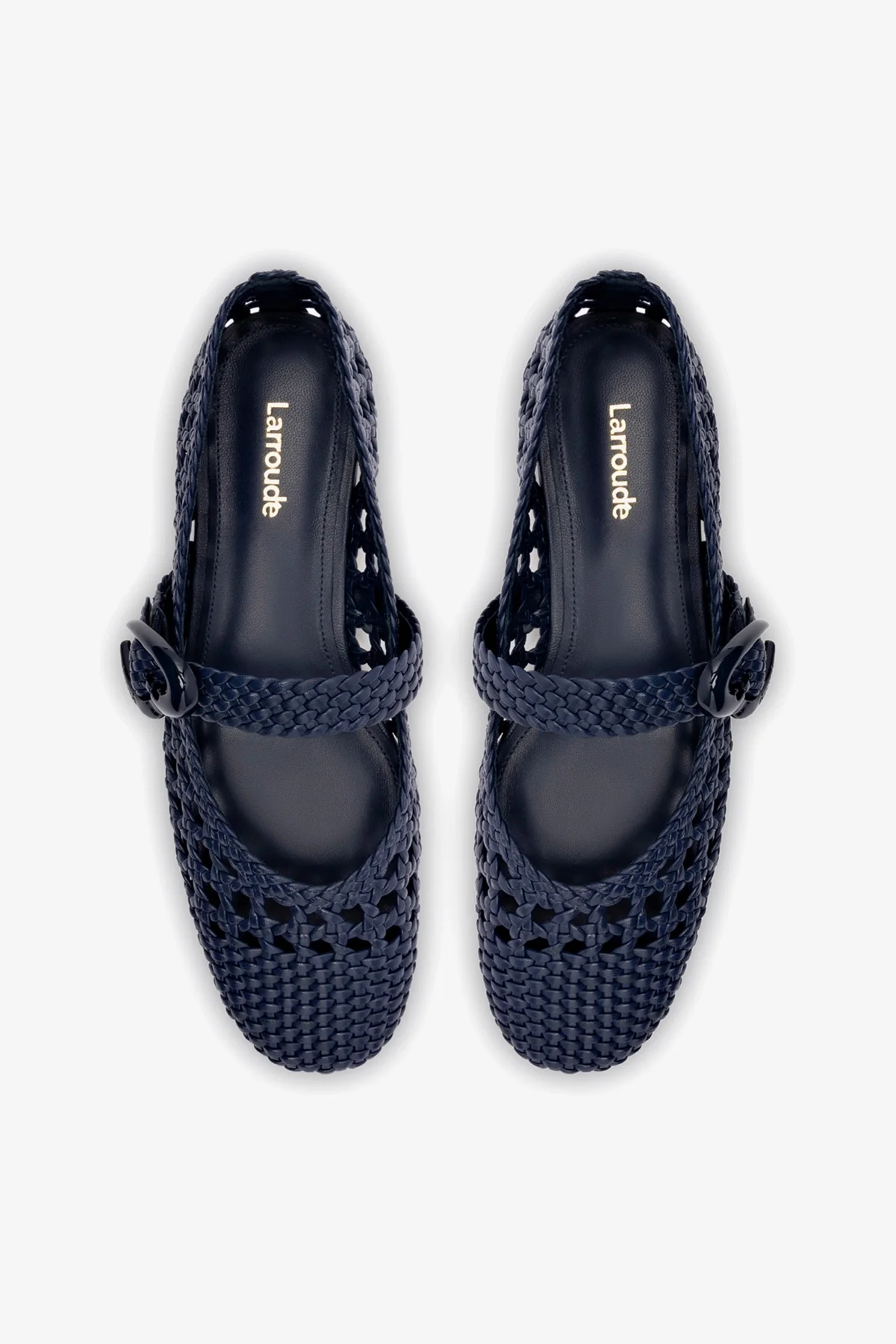 Sapatilha Verona Macramê Couro Azul - Image 7