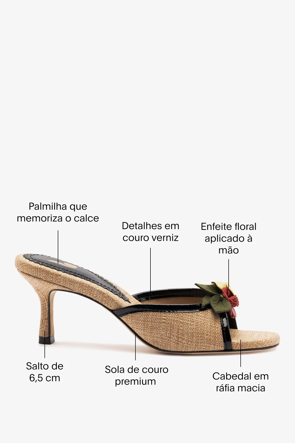 Mule Juliette Ráfia Bege - Image 5