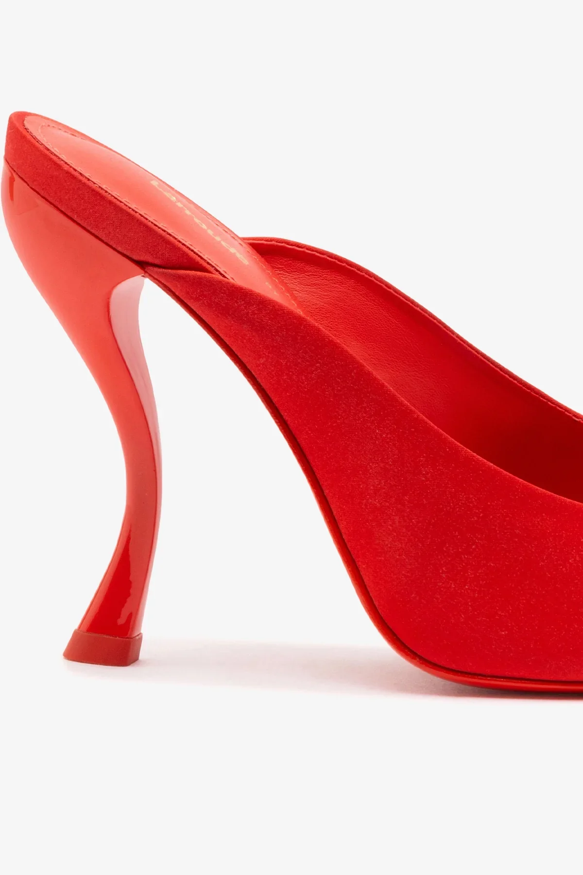 Larroudé By Nicolò B.: Mule Inna Cetim Vermelho - Image 5