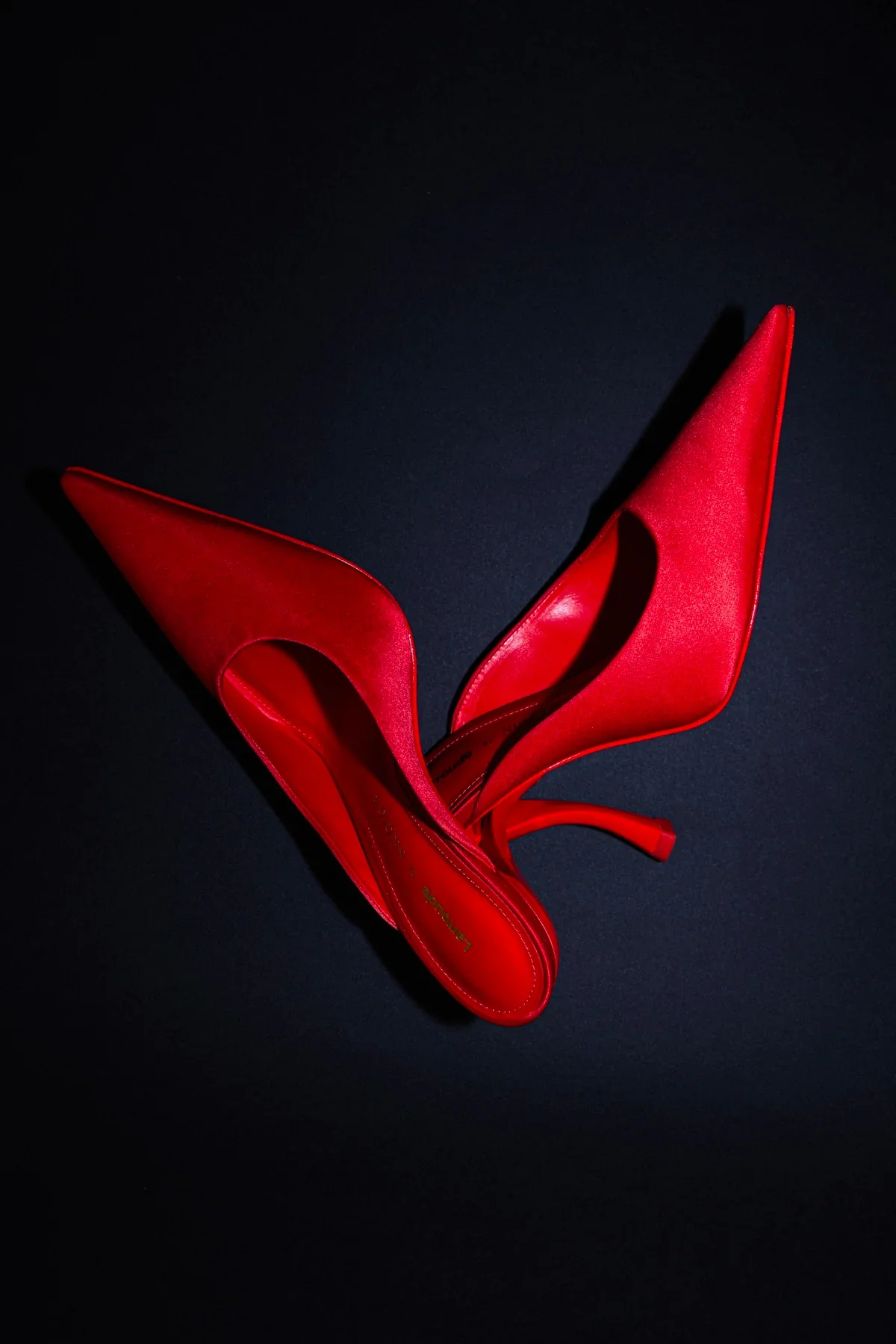 Larroudé By Nicolò B.: Mule Inna Cetim Vermelho - Image 7