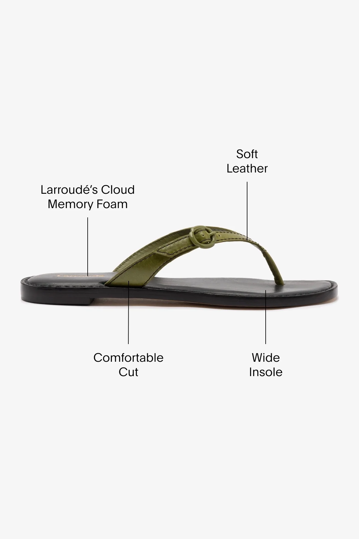 Flat Mary Kate Couro Verde - Image 5