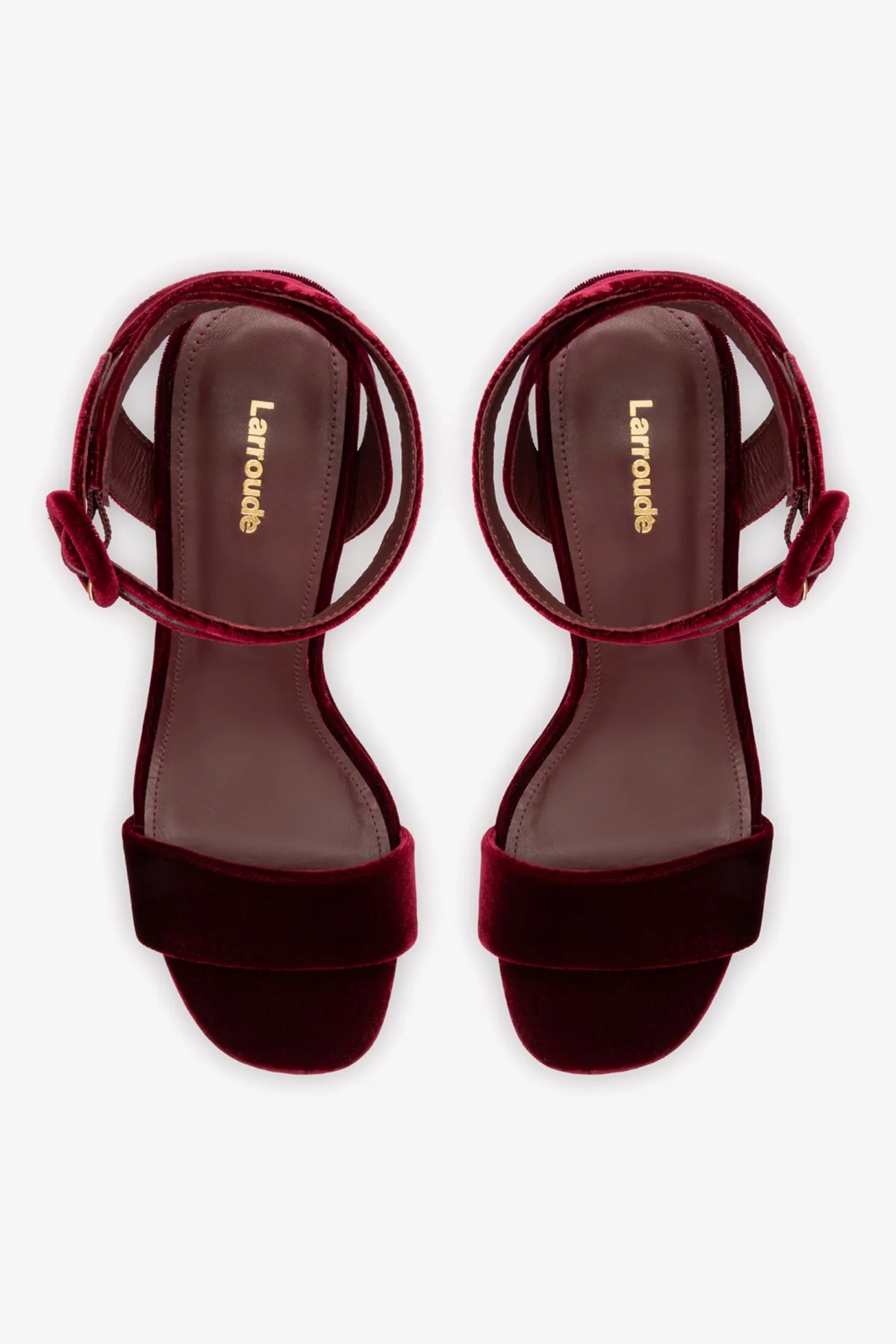 Sandália Dolly Veludo Vinho - Image 4