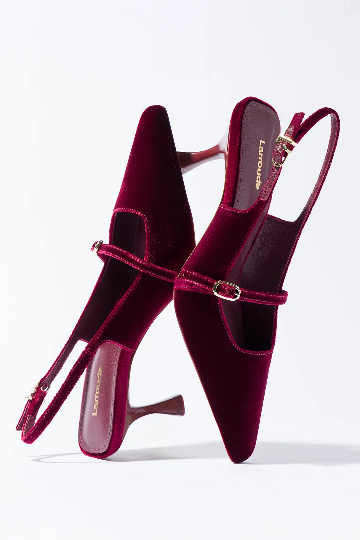 Slingback Ines Veludo Vinho - Image 6