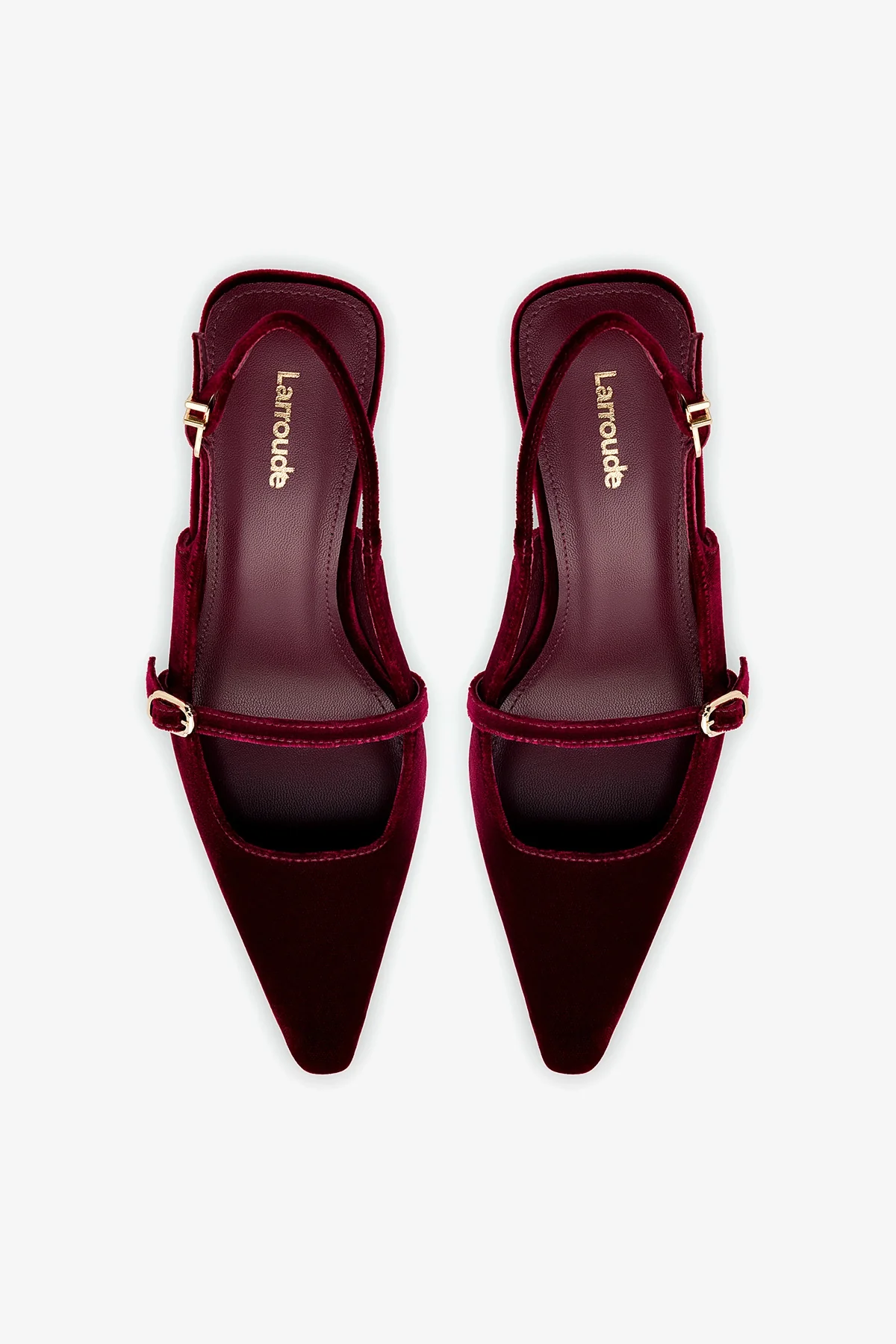 Slingback Ines Veludo Vinho - Image 7